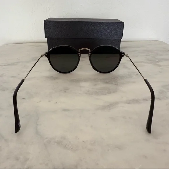 Quince Black Ryder Polarized Round Acetate Sunglasses - Picture 5 of 7